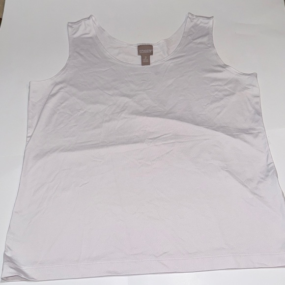 Chico's Tops - Chico’s Stretch Tank Top Size 2 Bodycon Fitted Layering